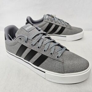 Adidas Daily 4.0 Casual Athletic Shoes IF4493 Gray Black White Men's Size 11.5